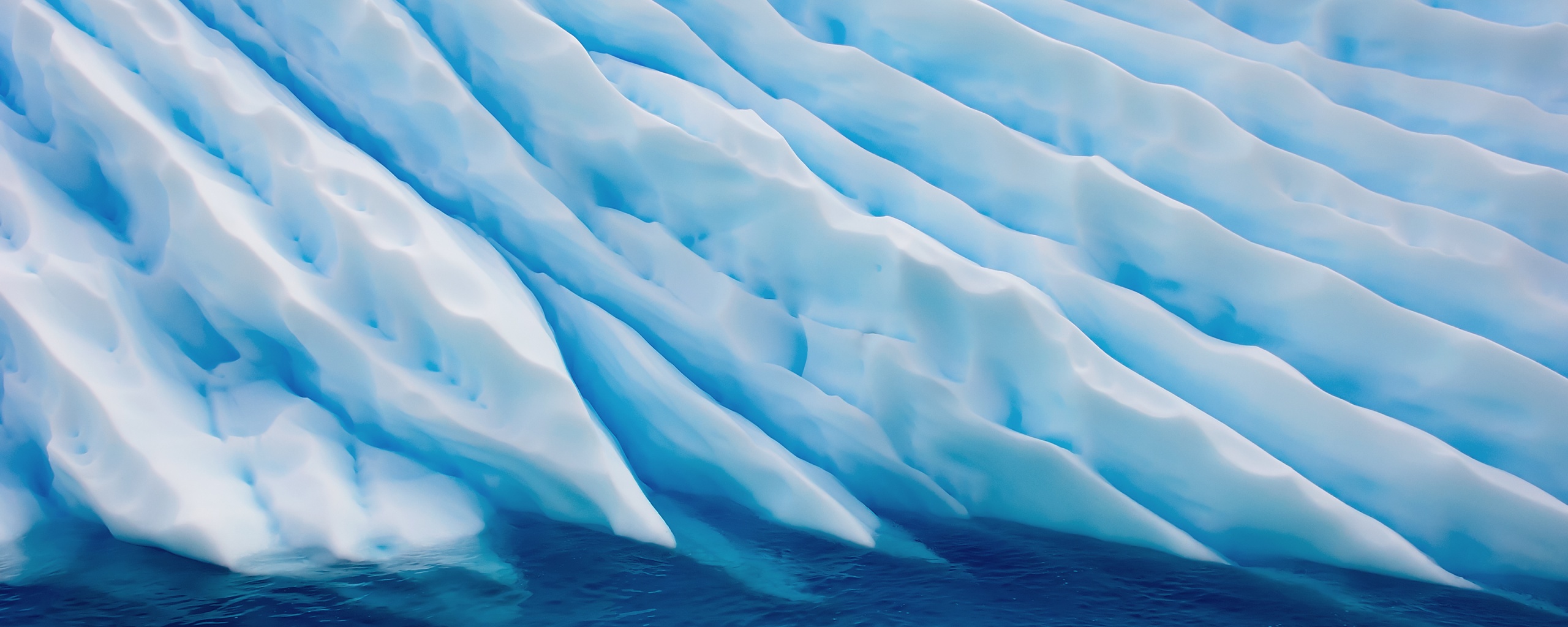 Борозды во льду обои