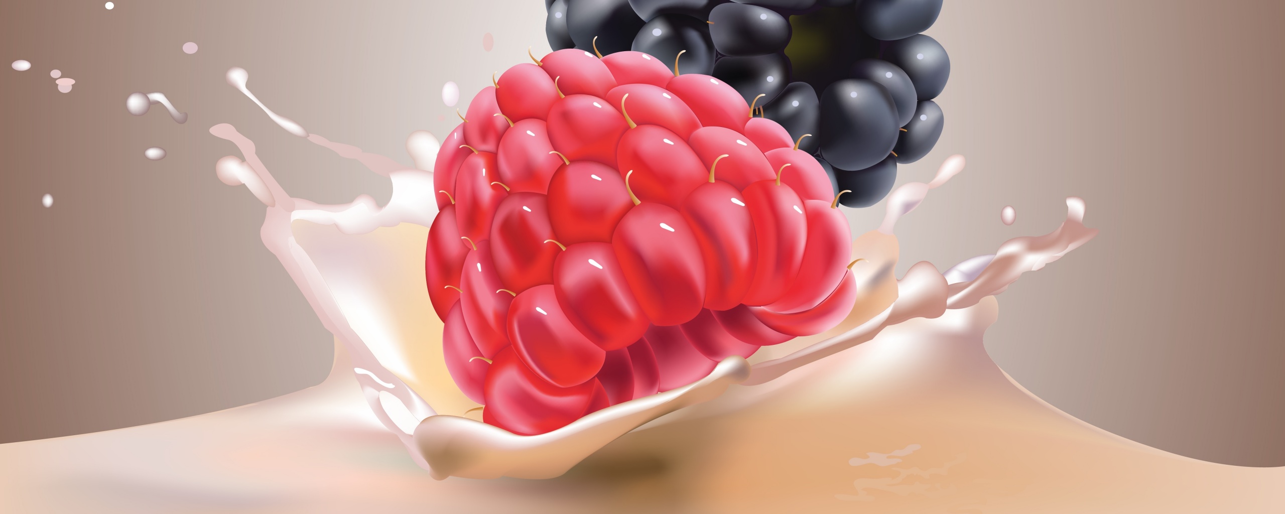 Векторные ягоды обои