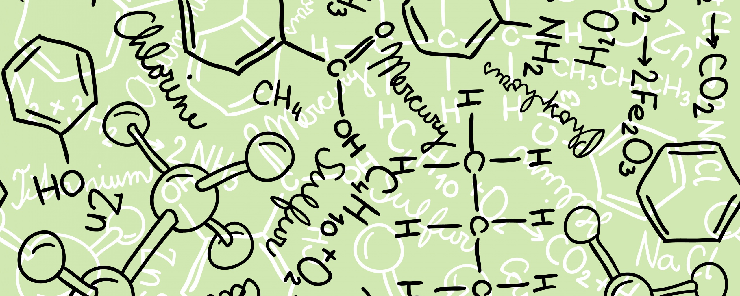 Химические формулы обои