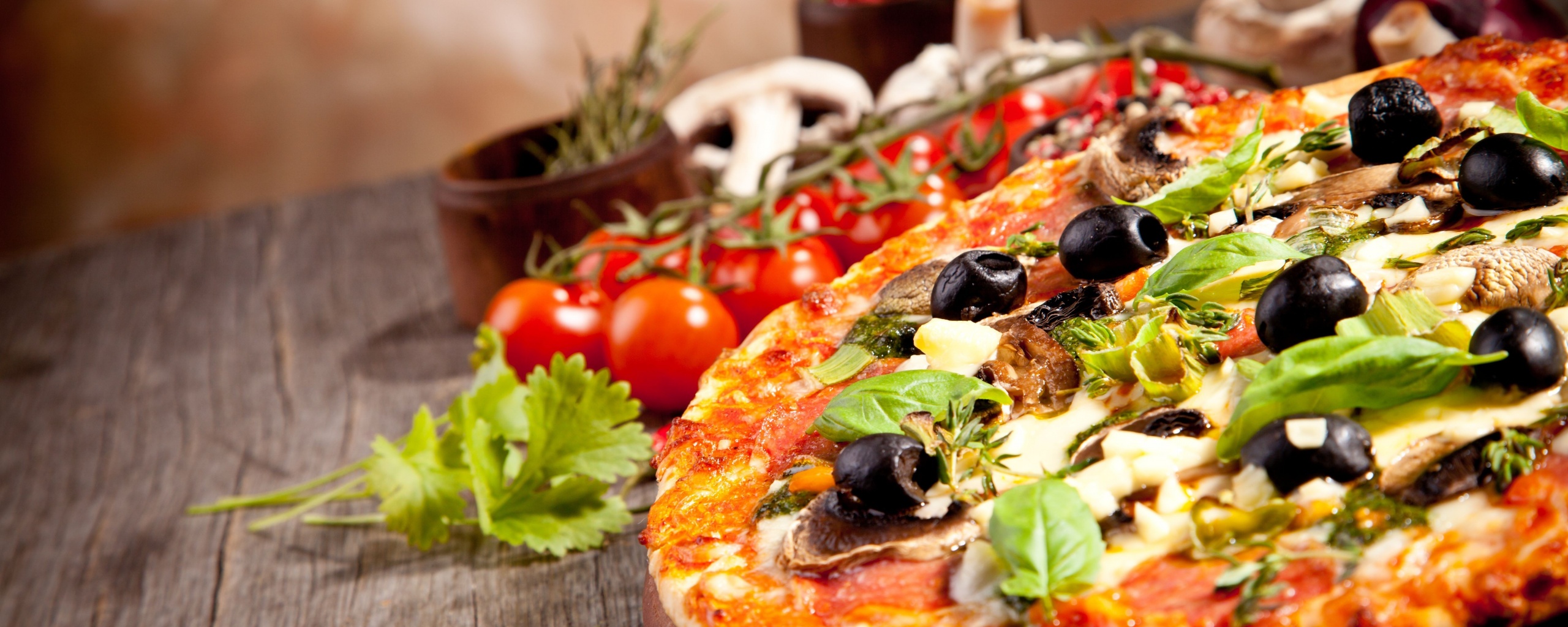 Аппетитная пицца обои