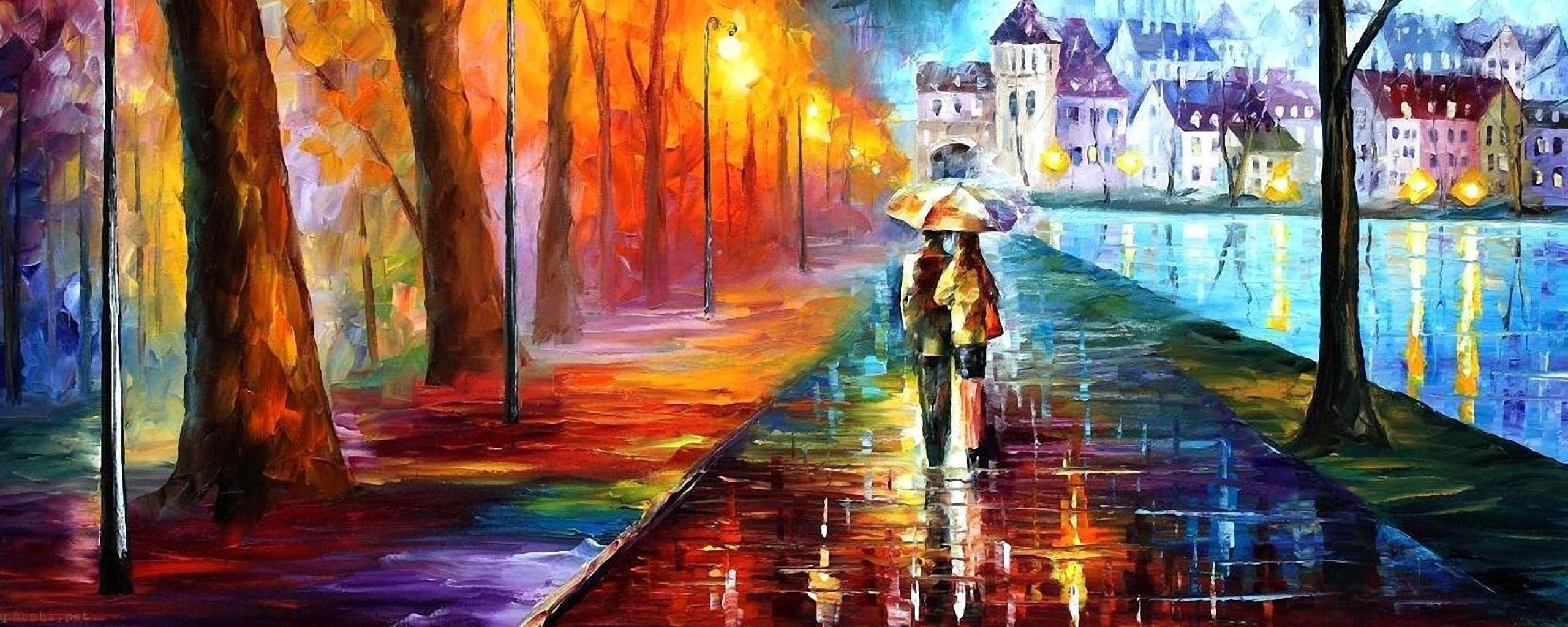 Осень вдвоем обои