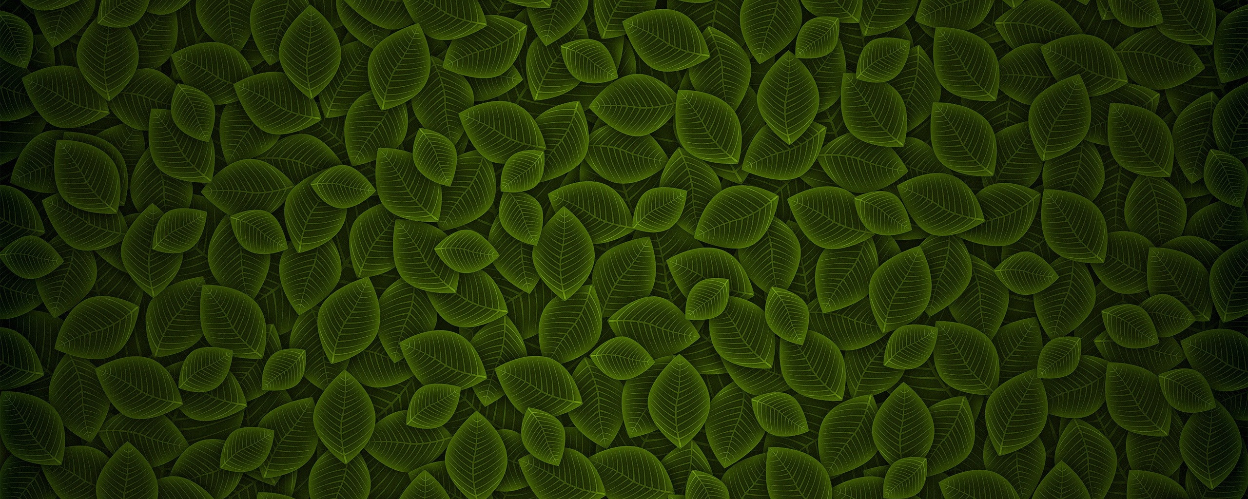 Векторные зеленые листья обои