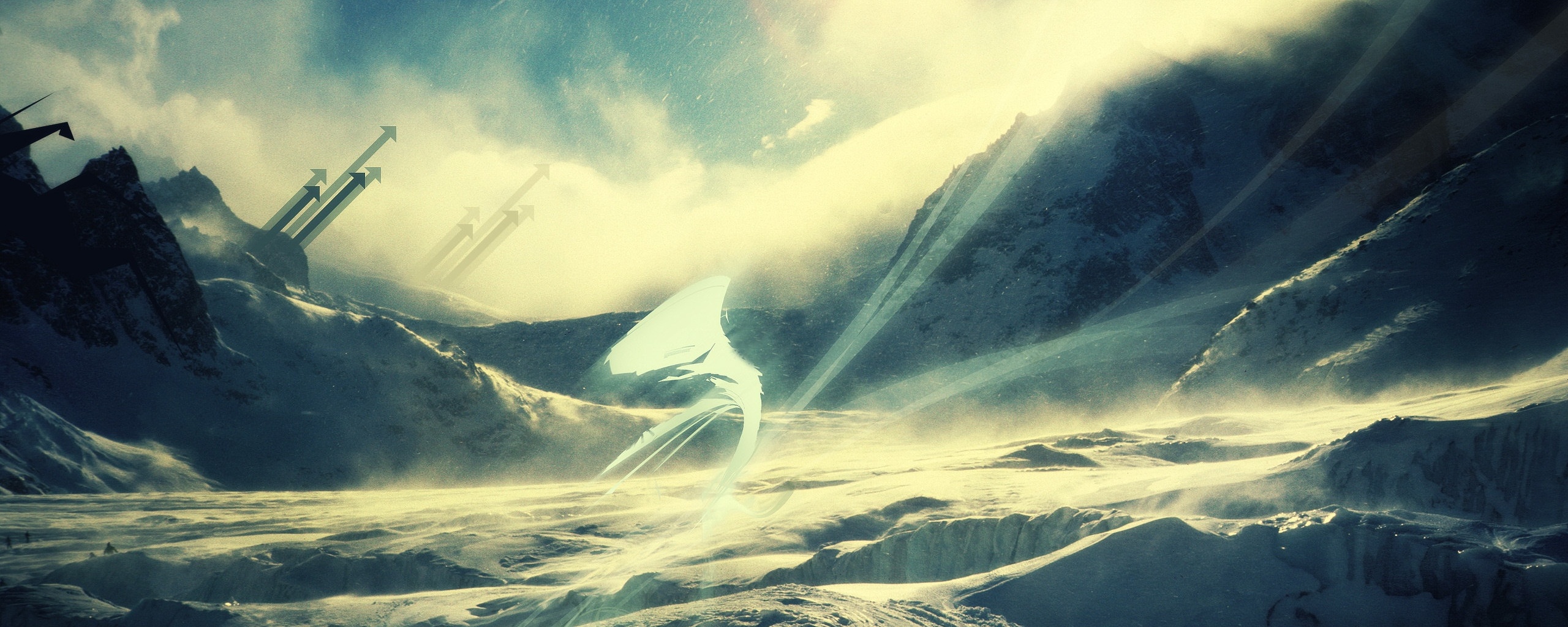 Туманные горы обои