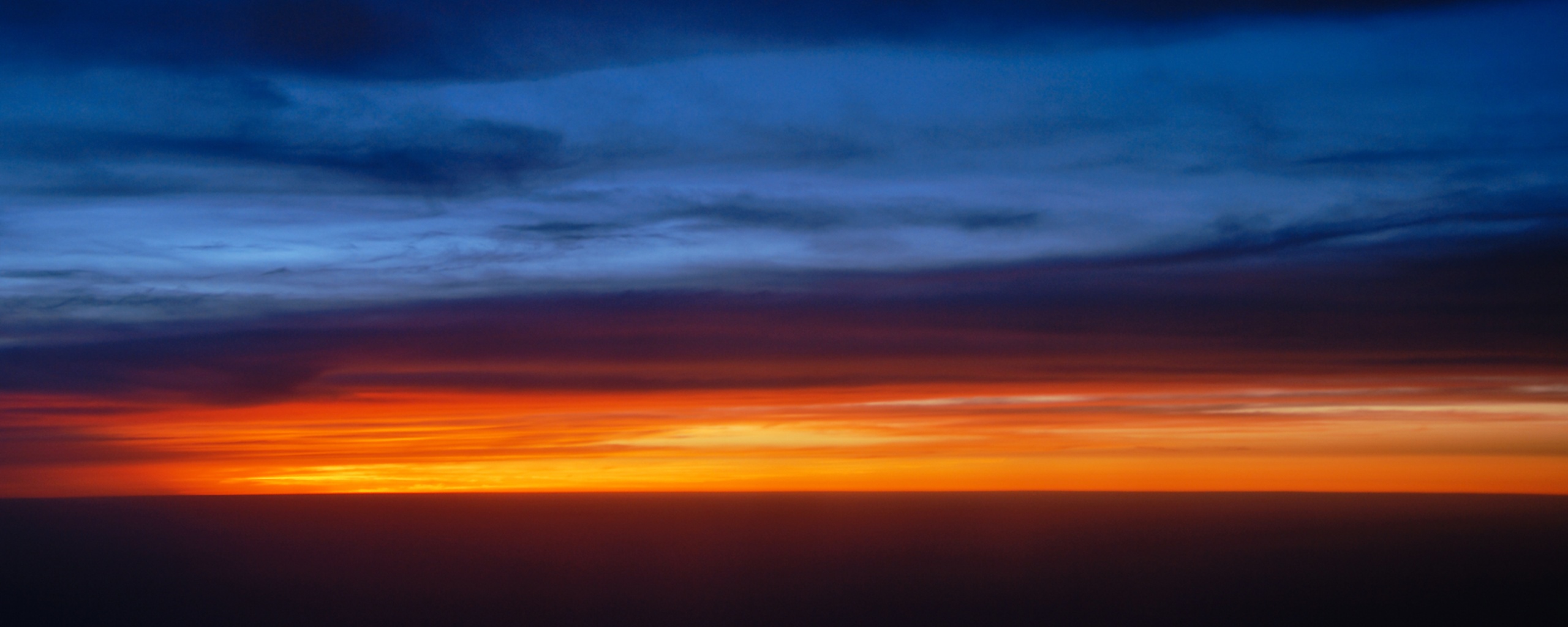 Закатное небо обои