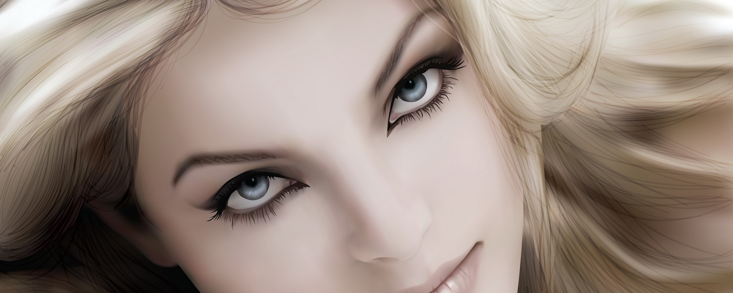 Девушка в векторе обои