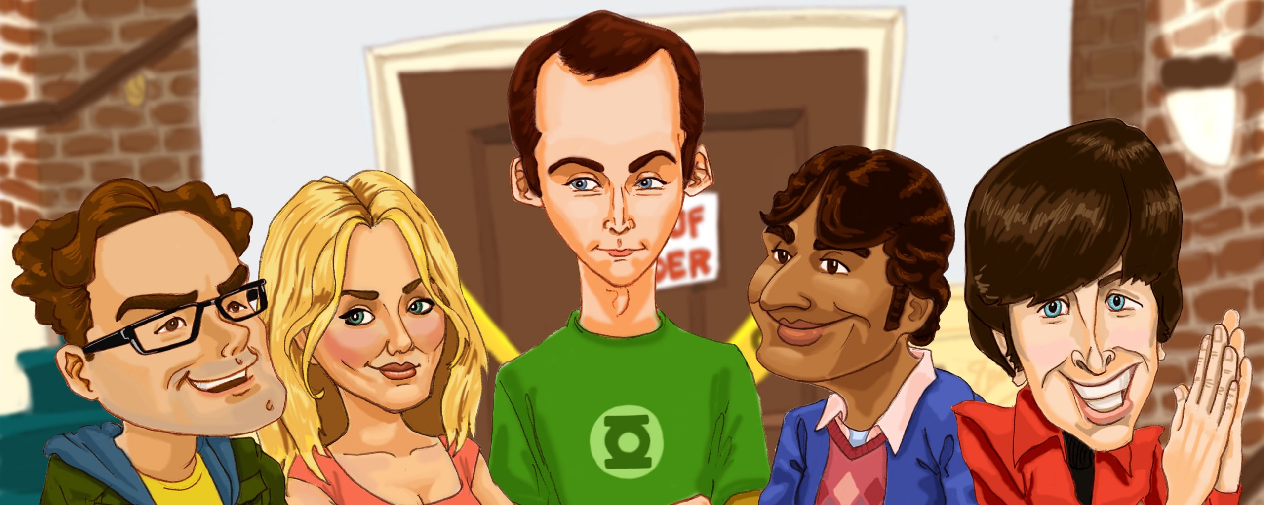 Теория большого взрыва (рисунок) обои