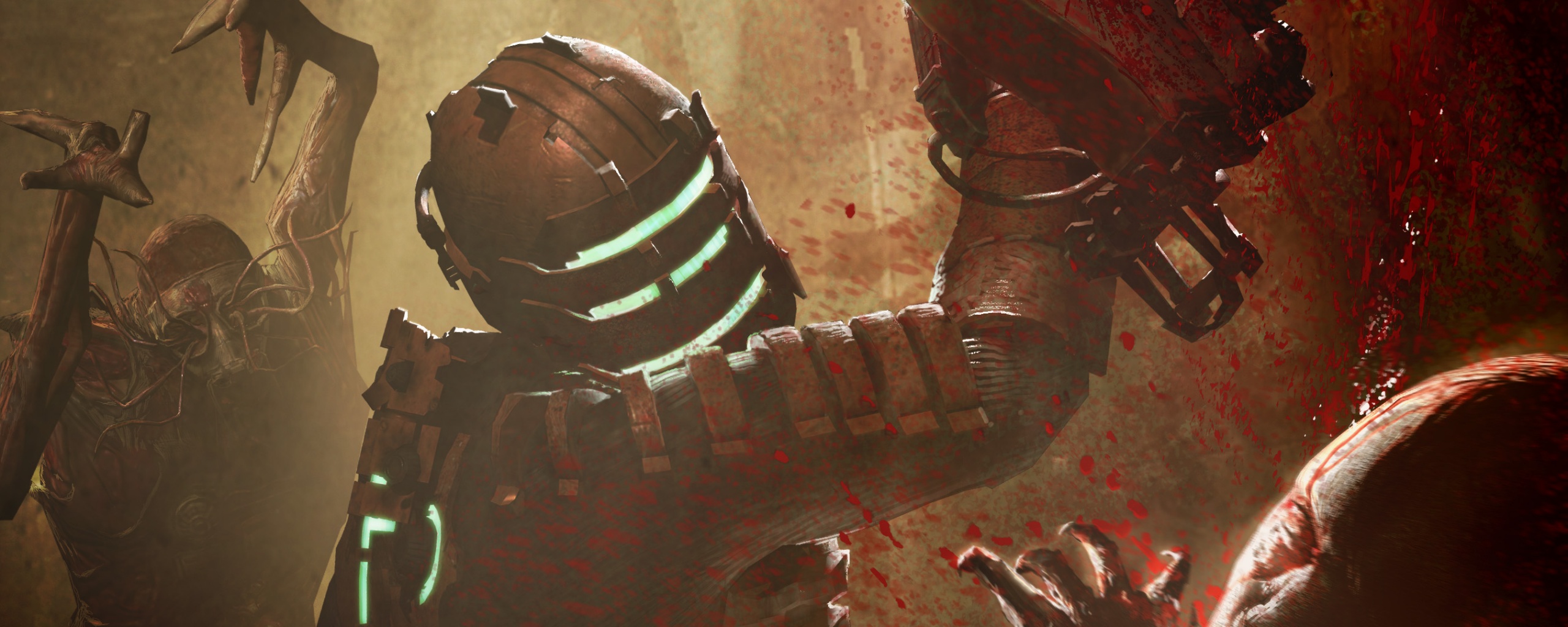 Айзек Кларк выпилил монстра обои