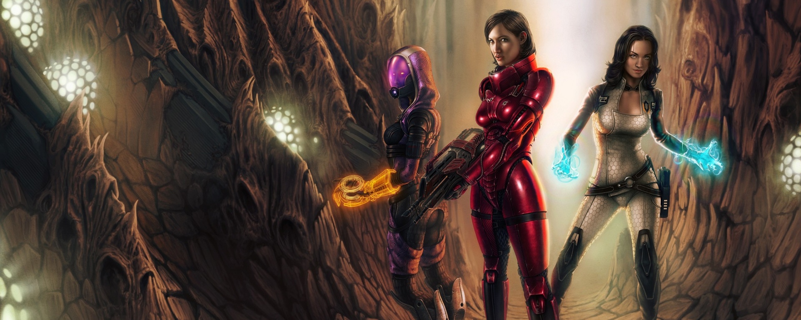 Девушки mass effect обои