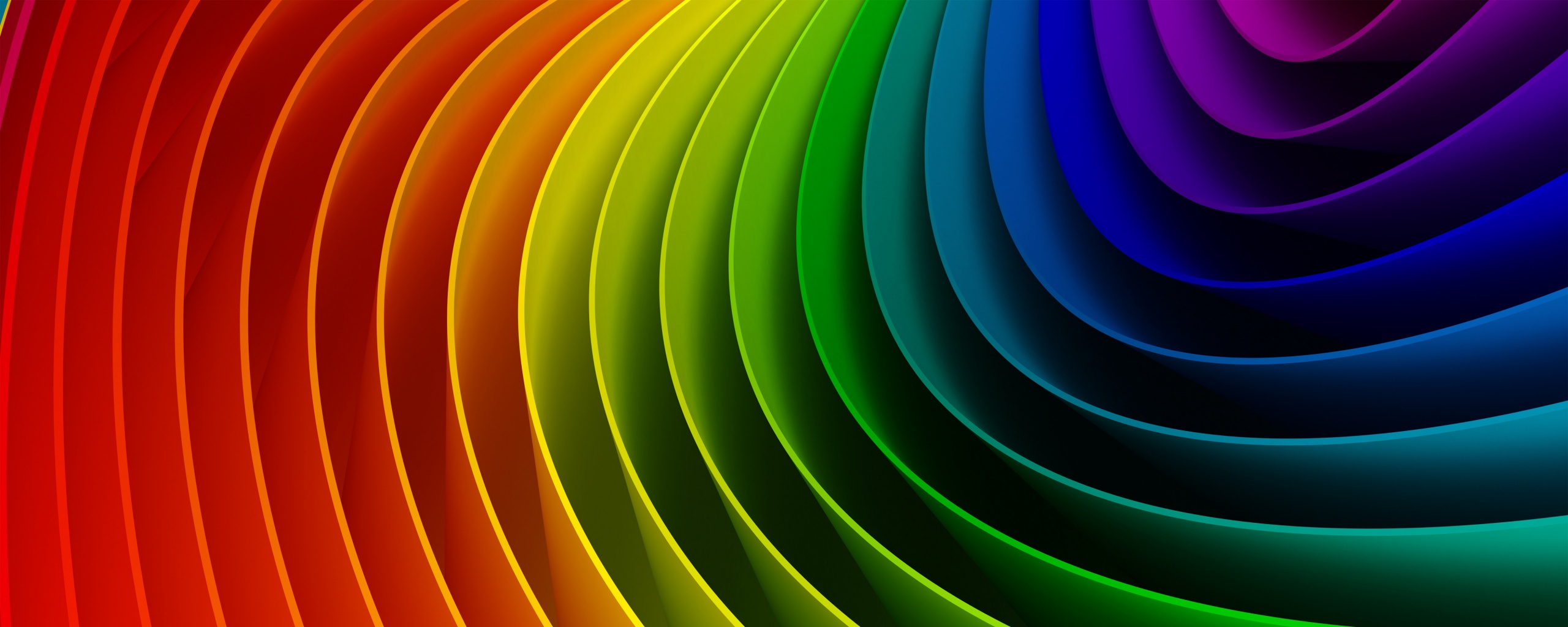 Радуга может быть такой обои