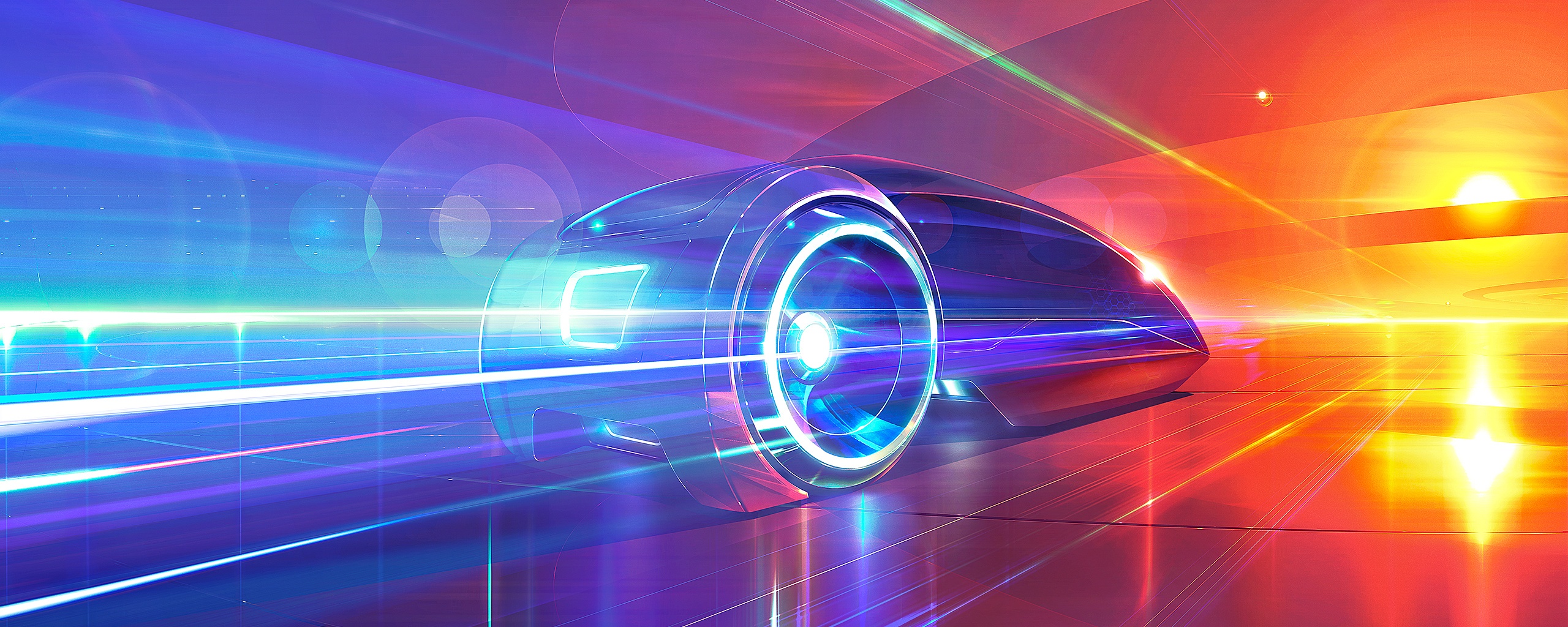 В закат обои