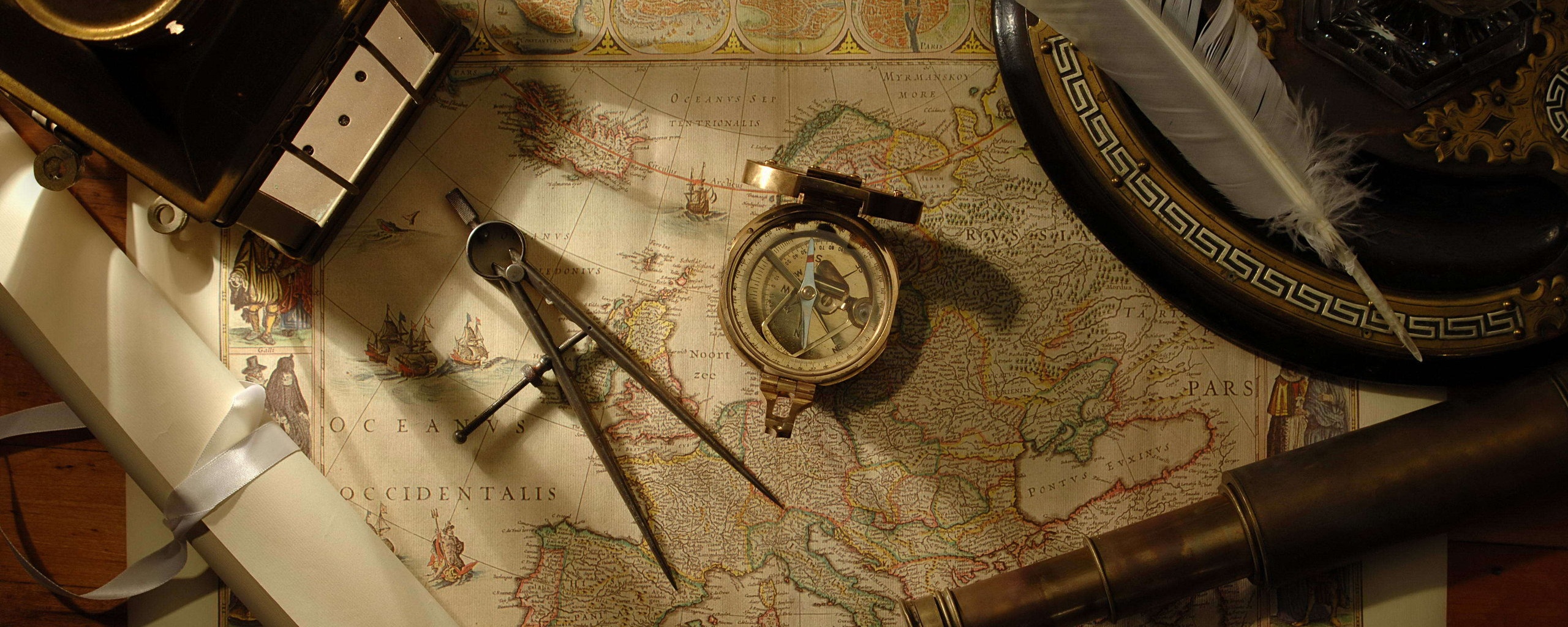 Карта путешественника обои