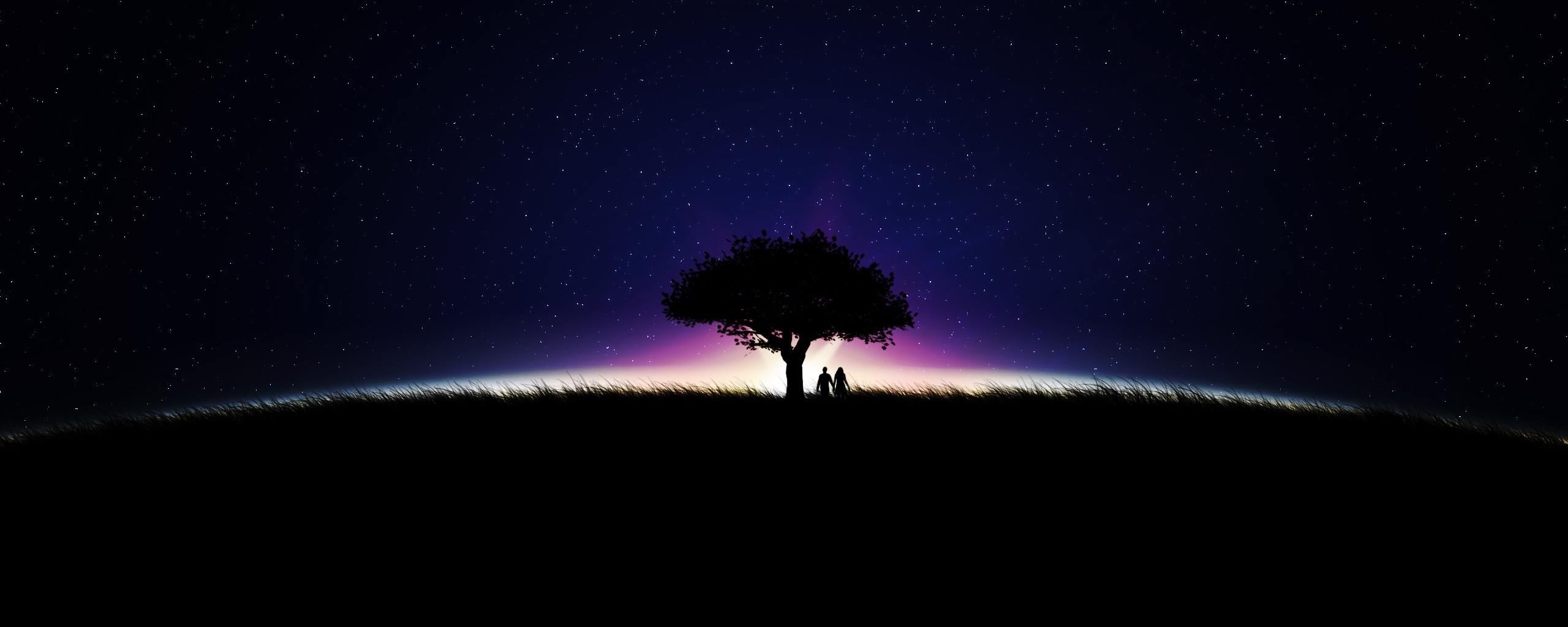 Звёздная ночь обои