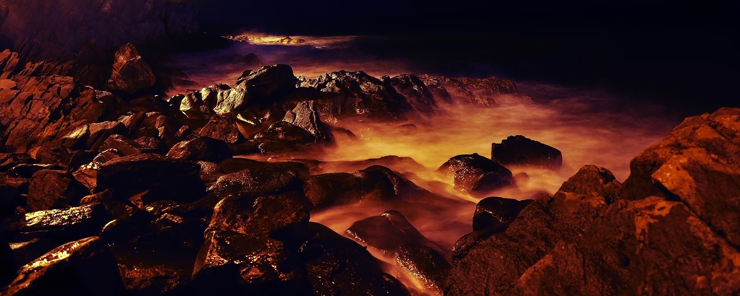 Светящиеся камни обои