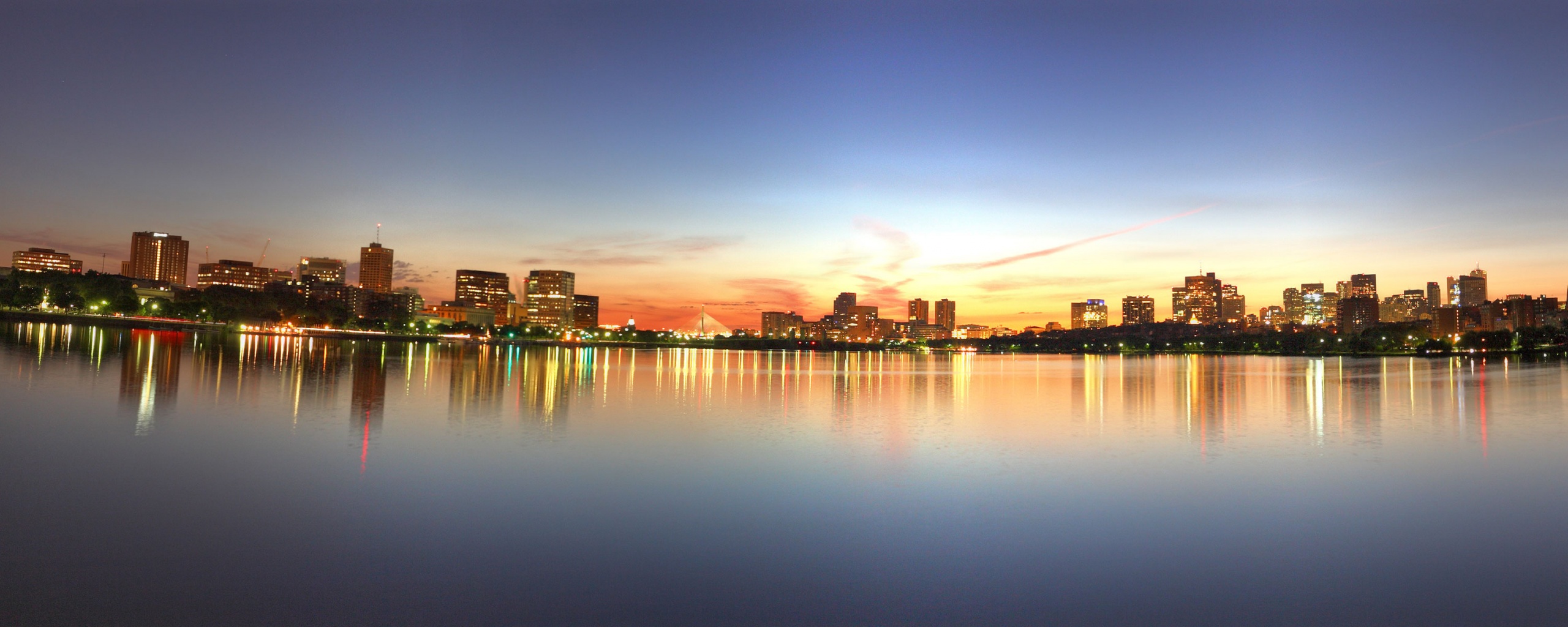 Панорама Бостона обои