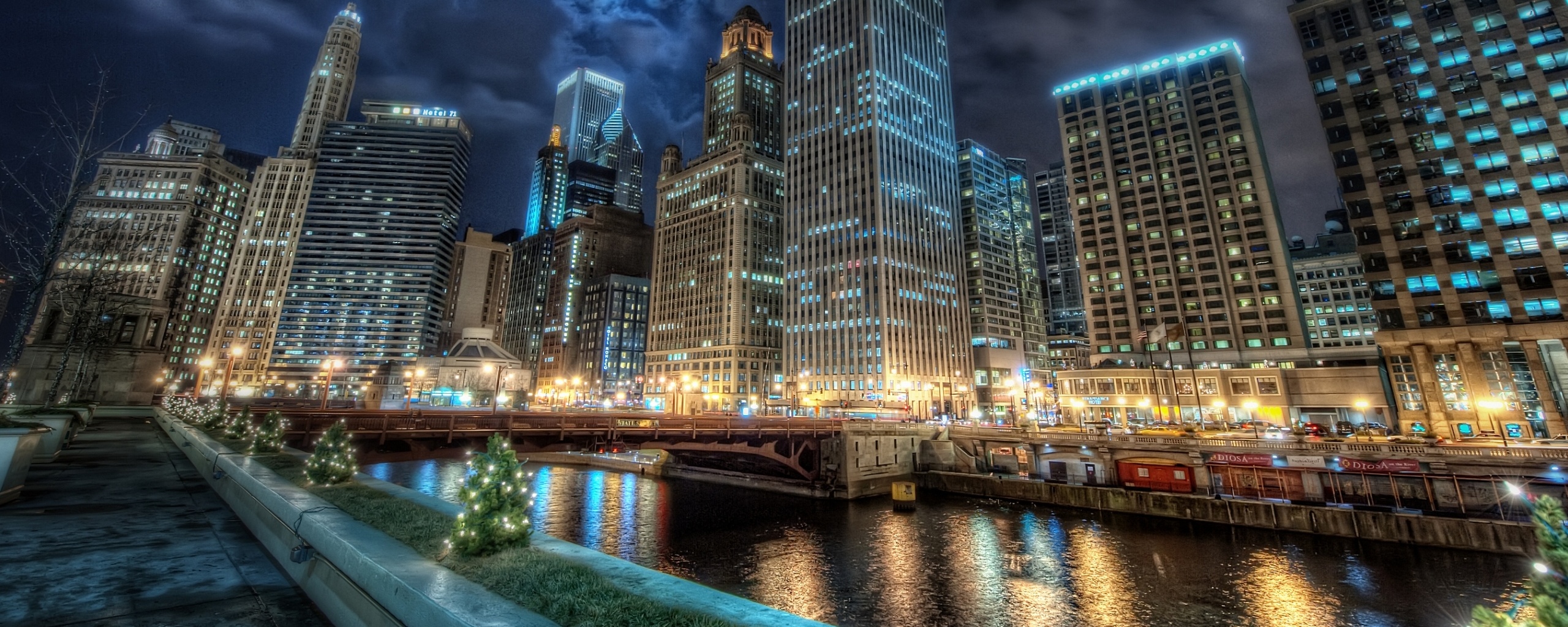 Потрясающий городской вид обои