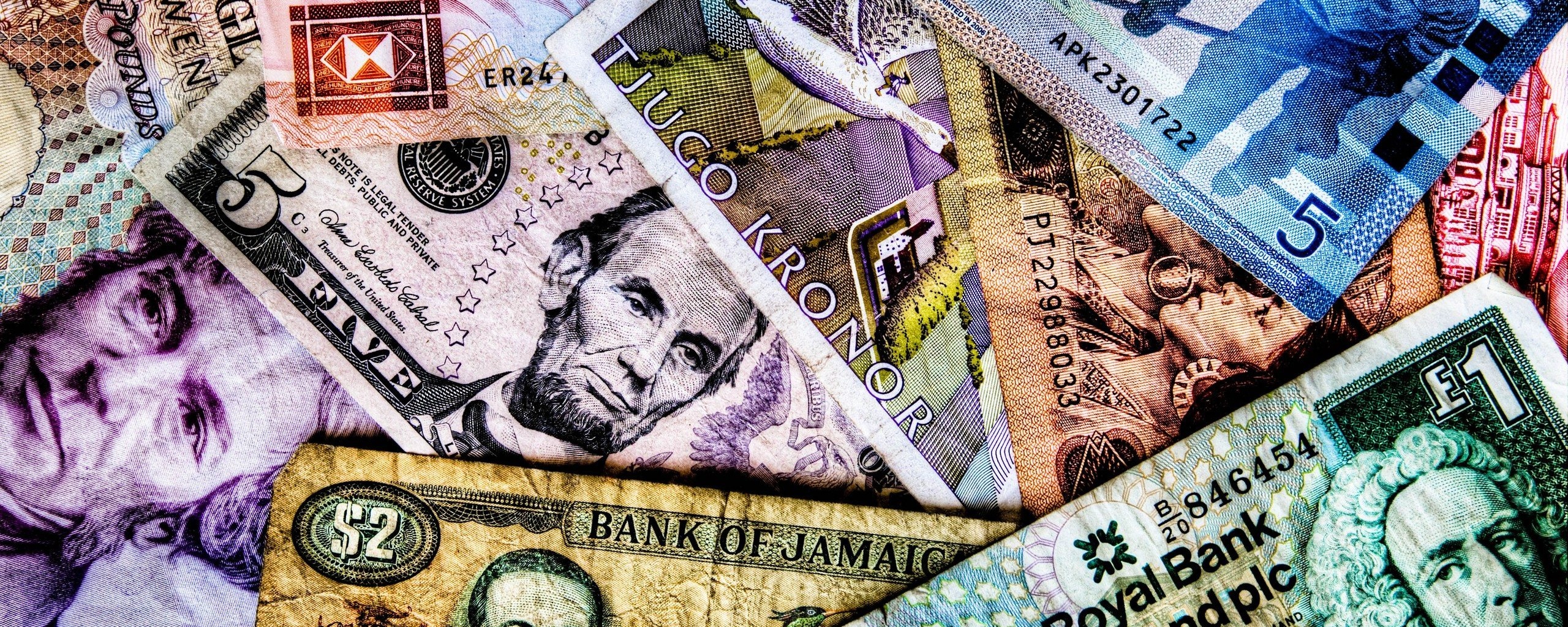 Купюры из разных стран обои