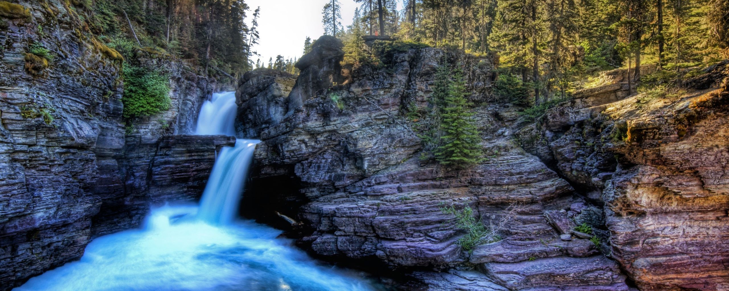 Горные водопады обои