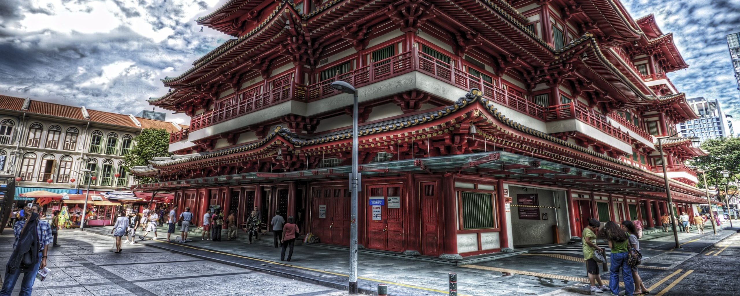 Храм в Сингапуре обои