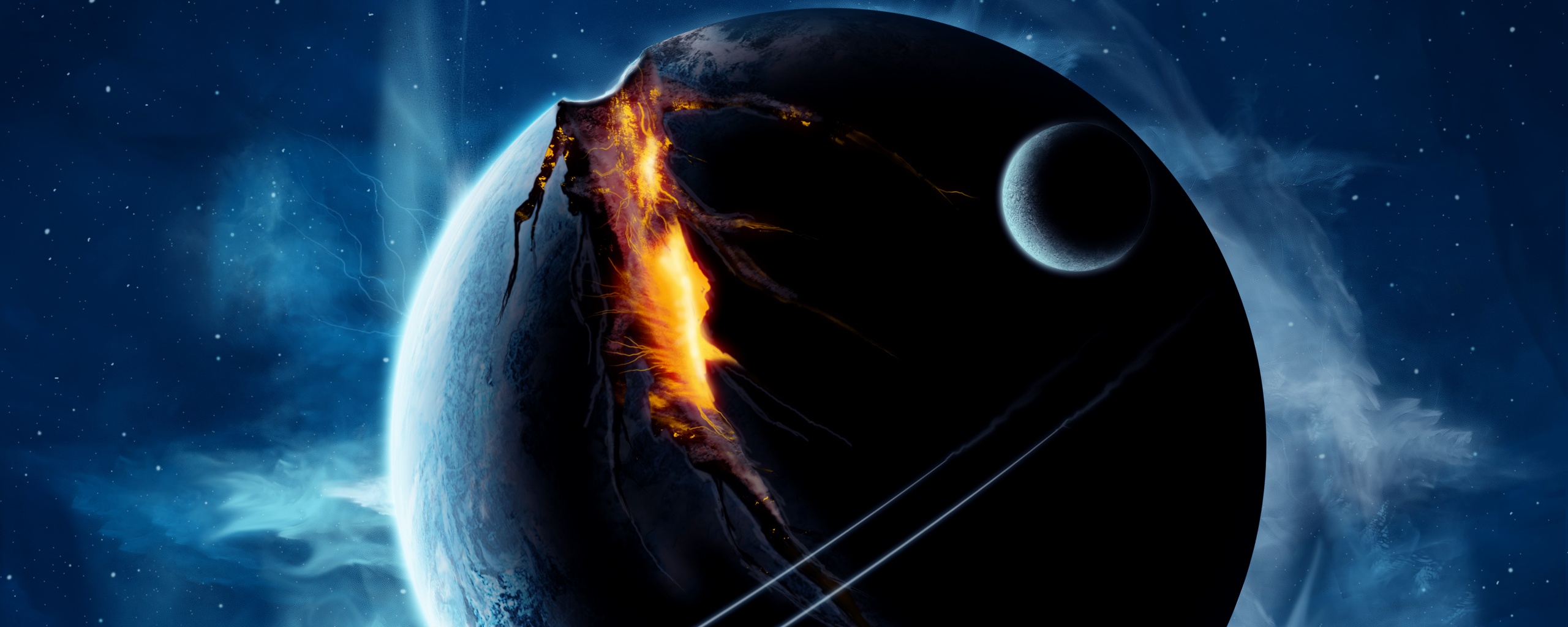 Эвакуация с гибнущей планеты обои