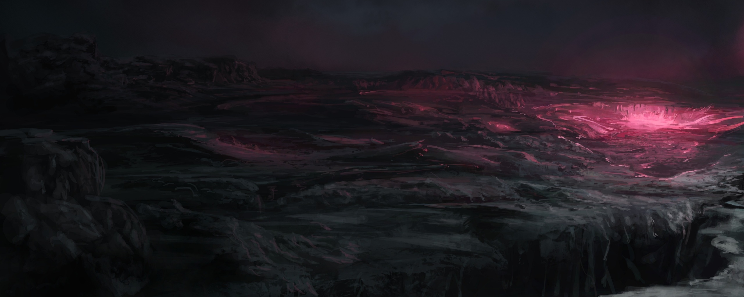 Безжизненная каменная долина обои