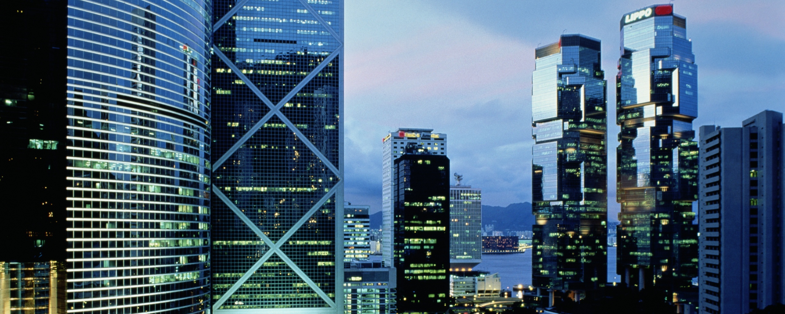 Группа небоскребов обои