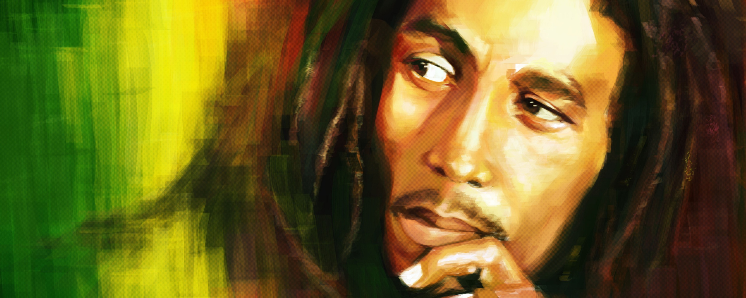 Портет Боба Марли обои