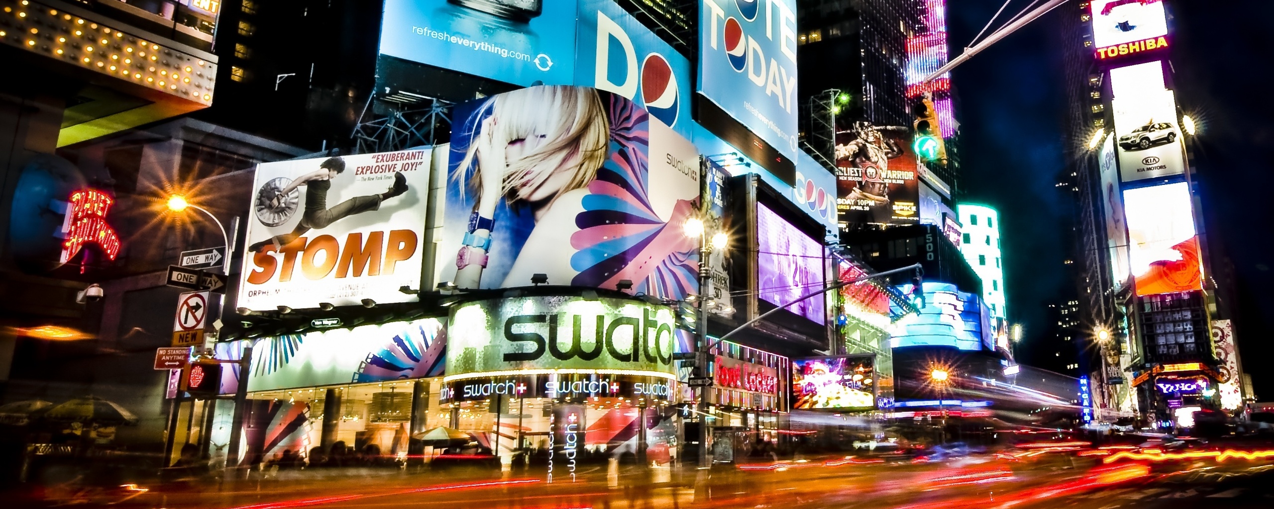 Огни мегаполиса обои