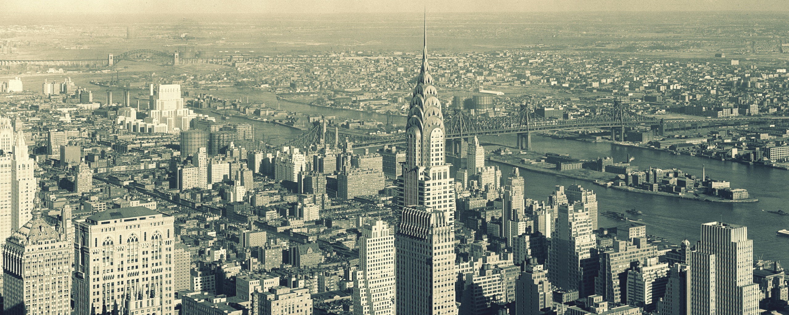 Панорама Нью-Йорка обои