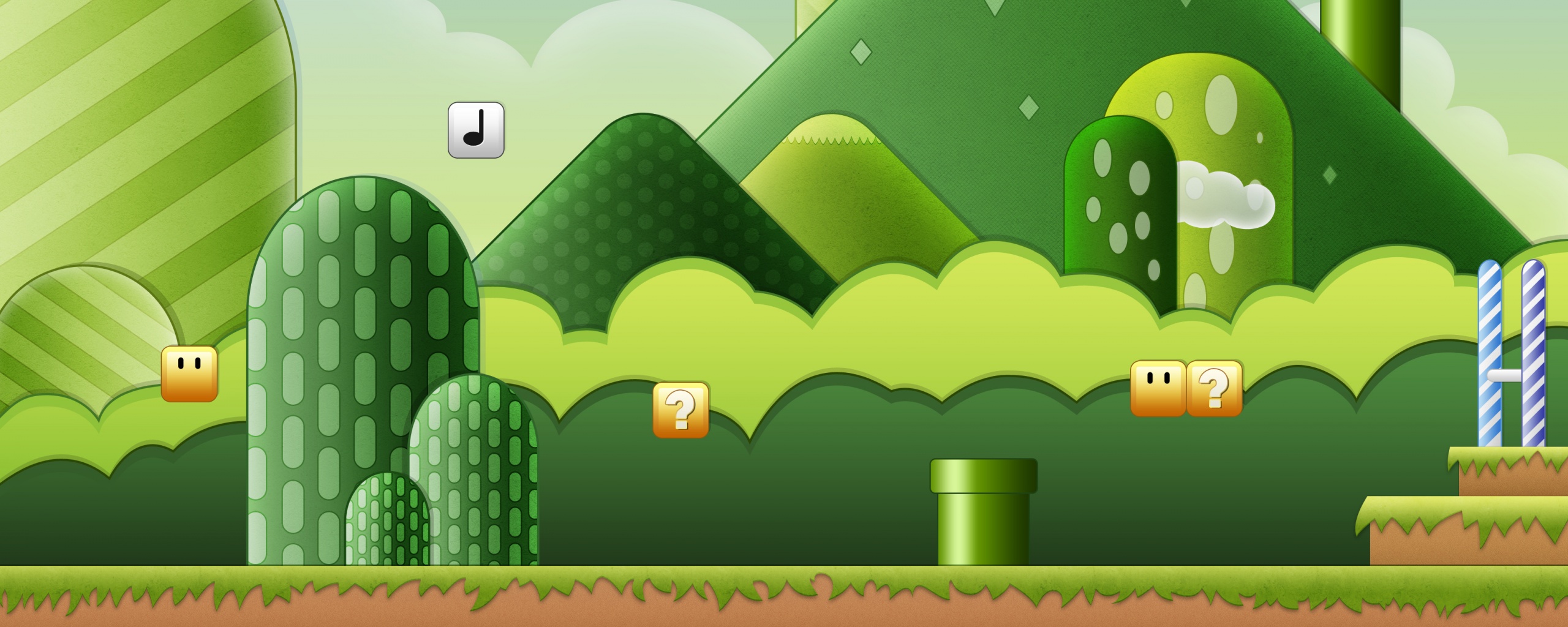 Мир Супермарио обои