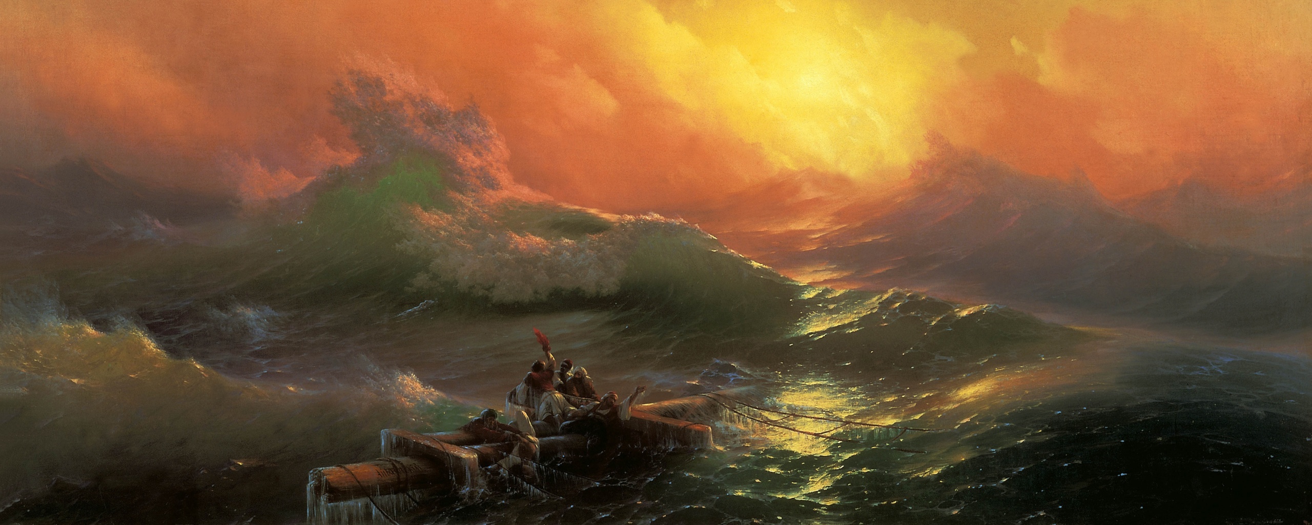 Айвазовский: Девятый вал обои