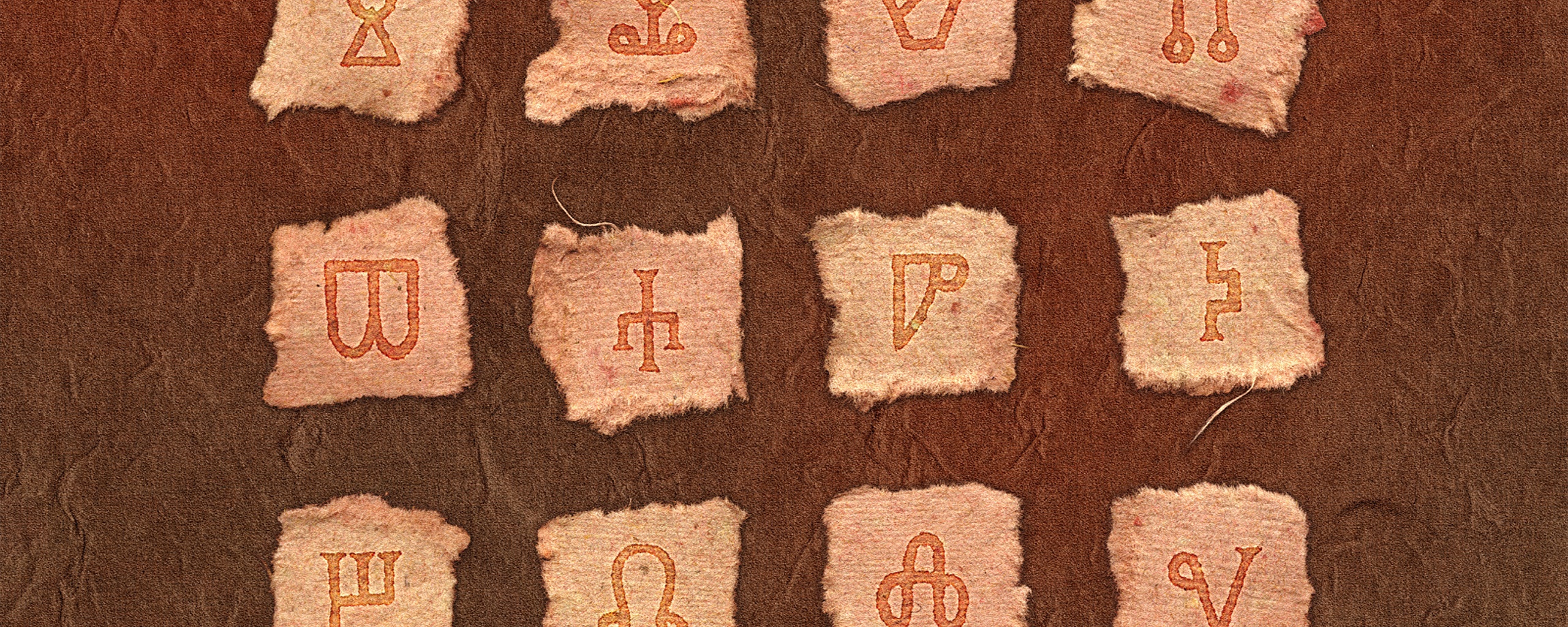 Бумажные символы обои