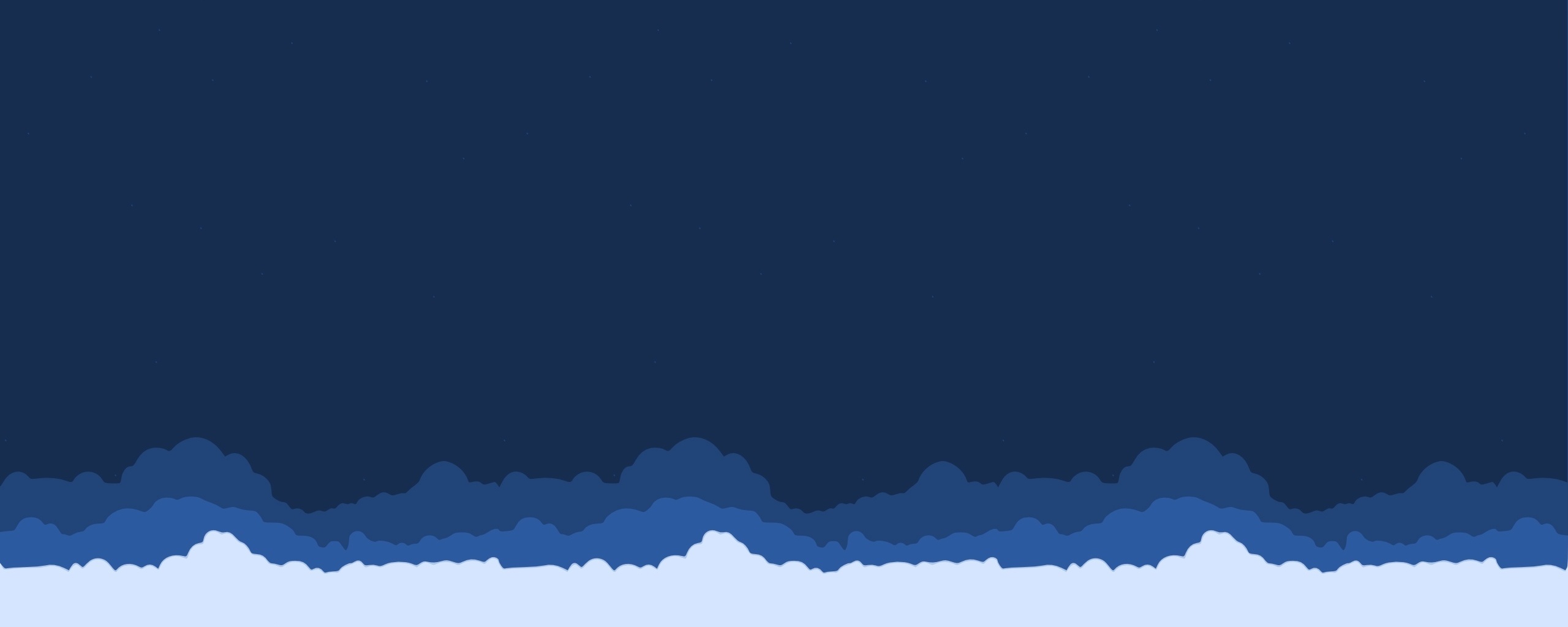 Над облаками в векторном стиле обои