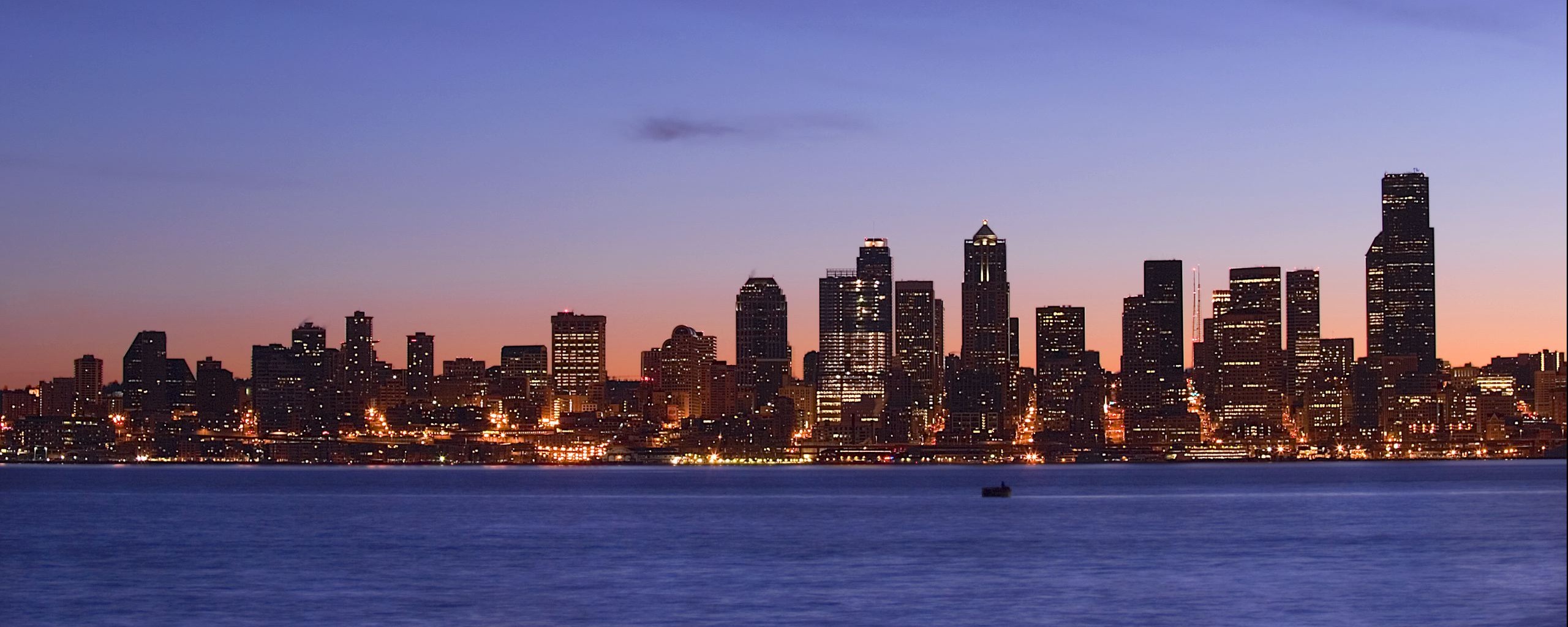 Пейзаж Сиэтла обои