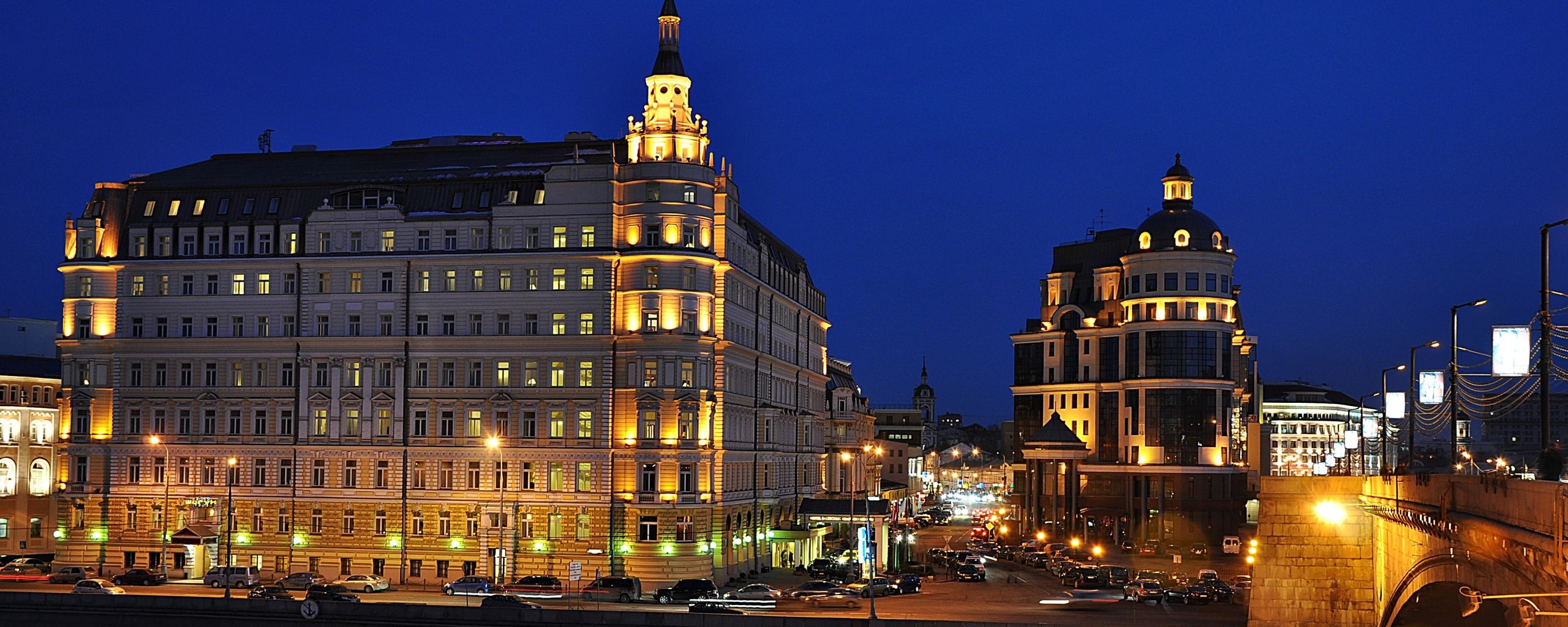 Ночной город обои