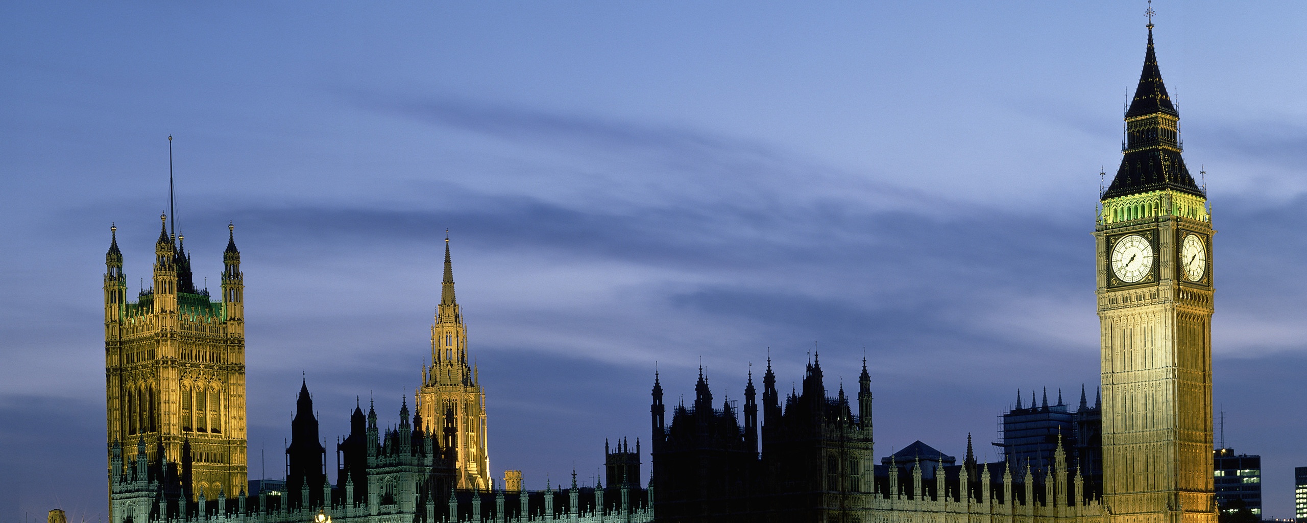 Биг Бен и здание парламента ночью обои