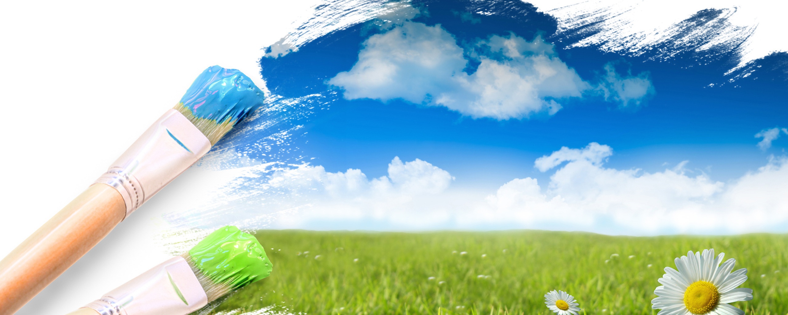 Нарисованный мир обои