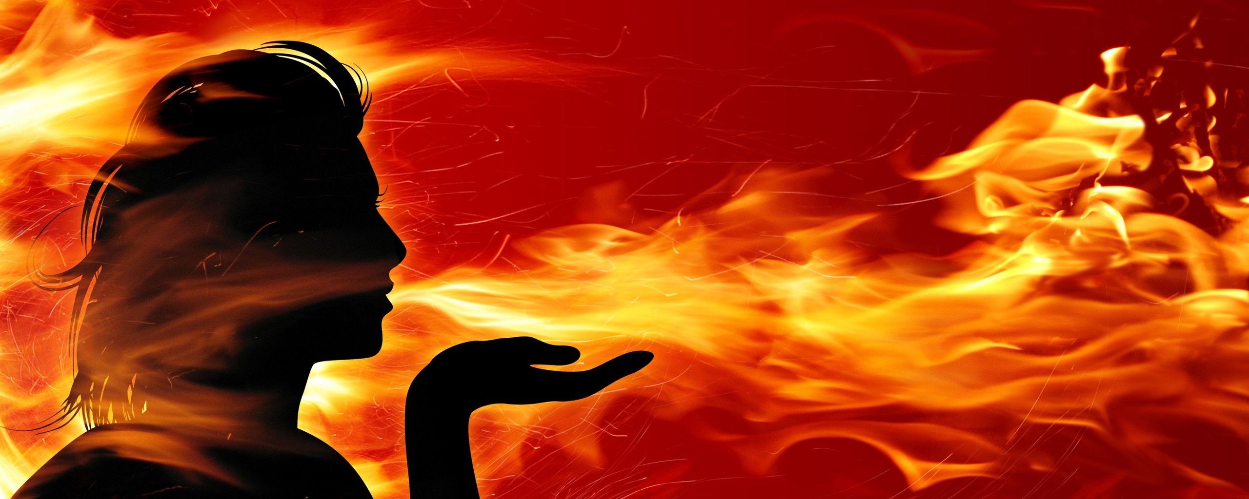 Пламенное дыхание обои