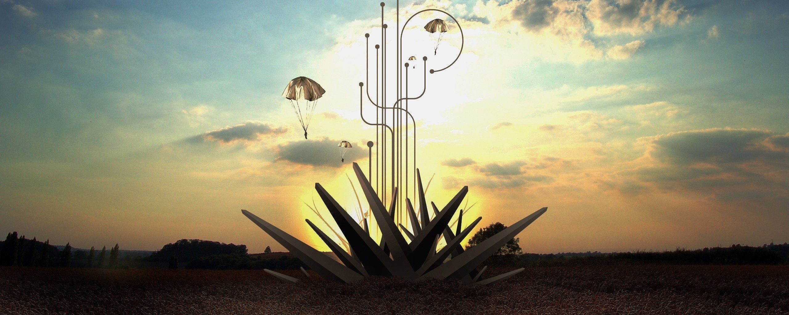 Абстрактный взрыв в настоящем мире обои