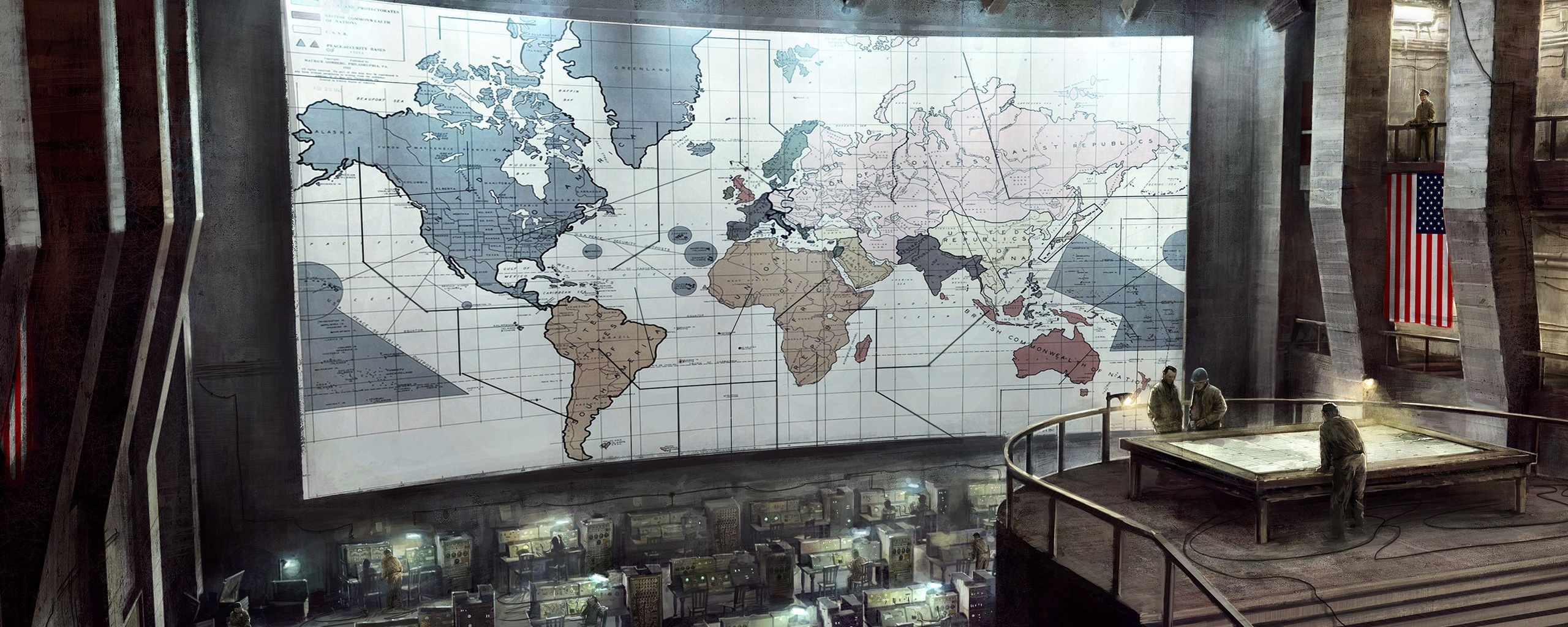 Секретный американский бункер обои