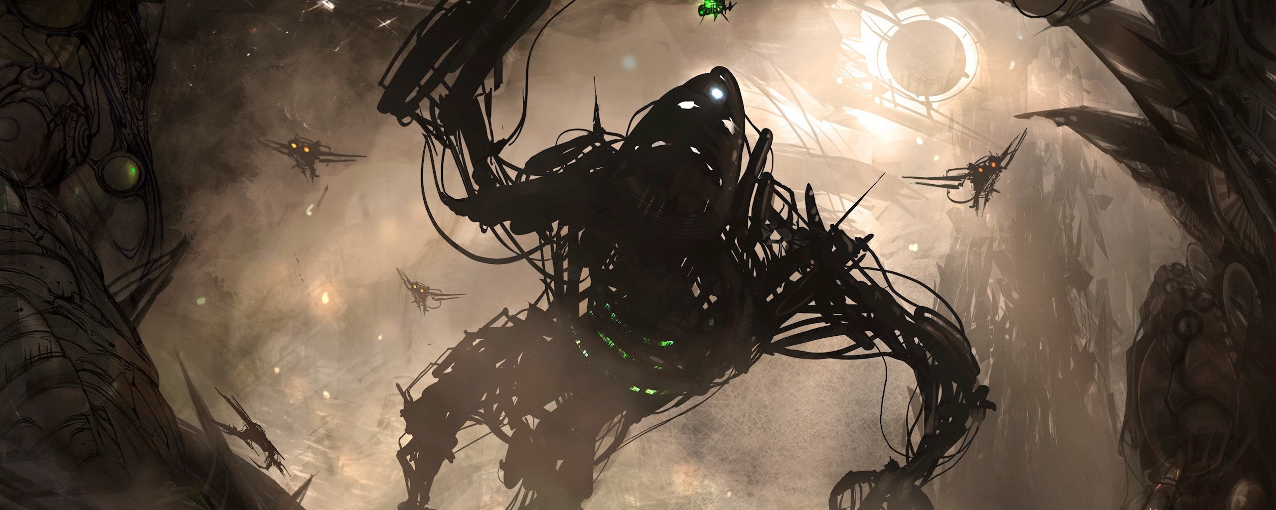 Подзёмный темный монстр обои