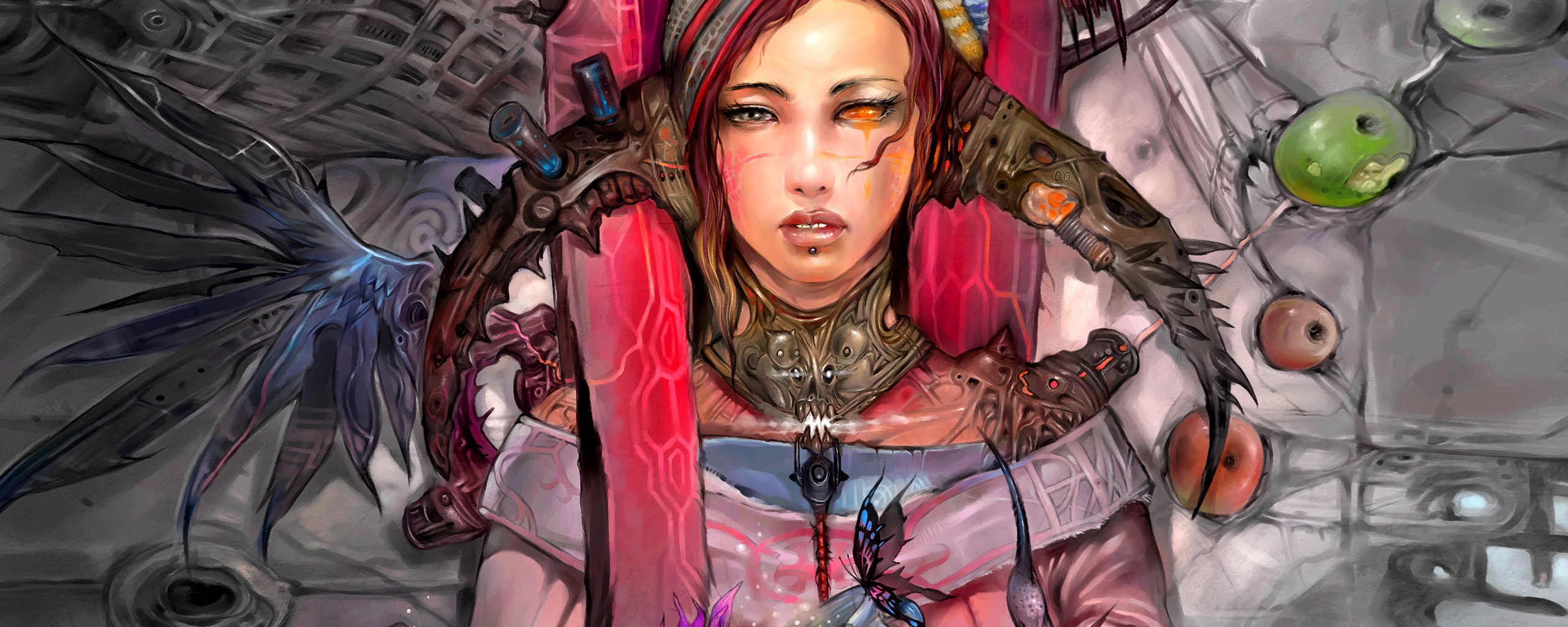 Странная девушка обои