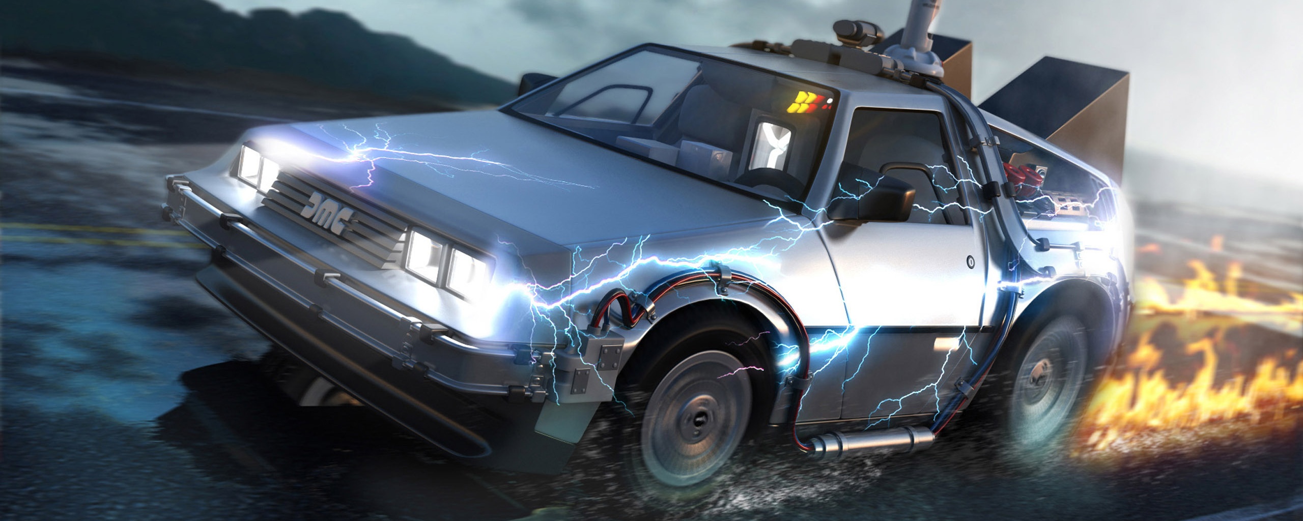 Машина времени обои