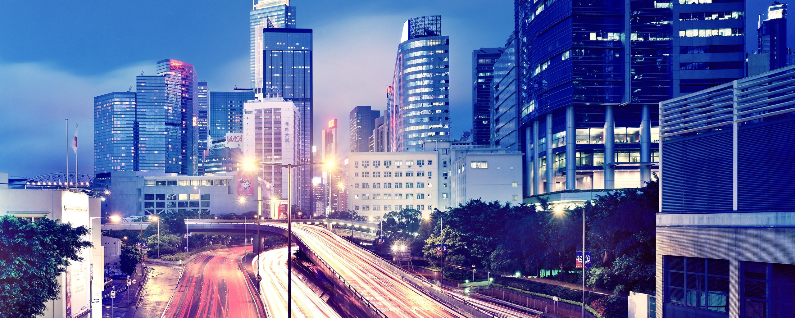 Огни Гонконга обои