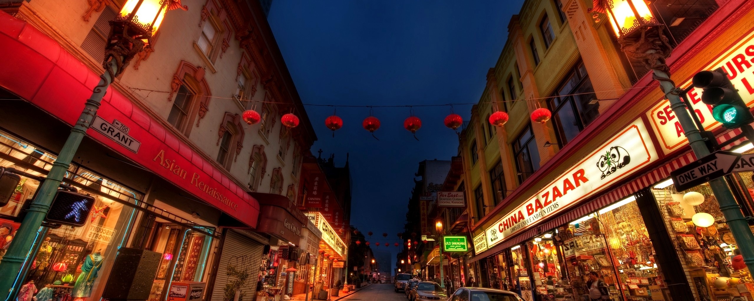 Китайский квартал обои