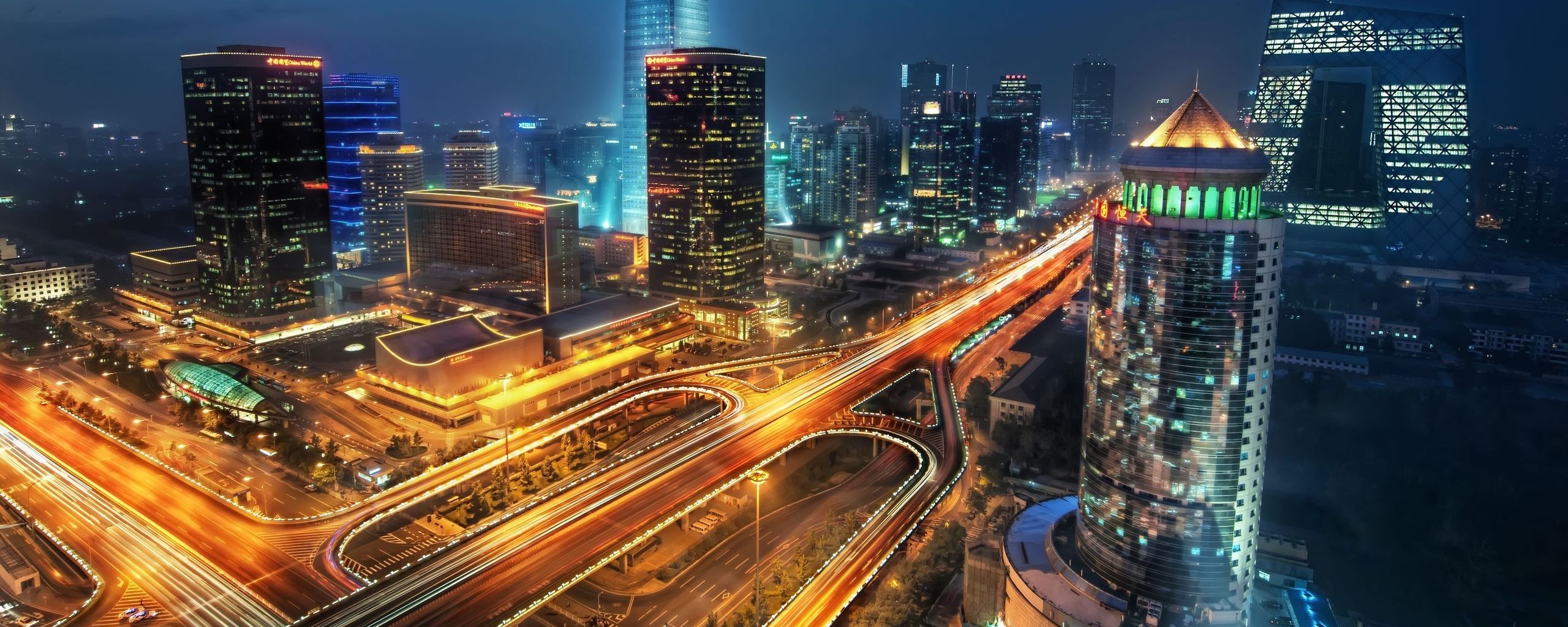 Городская развязка обои