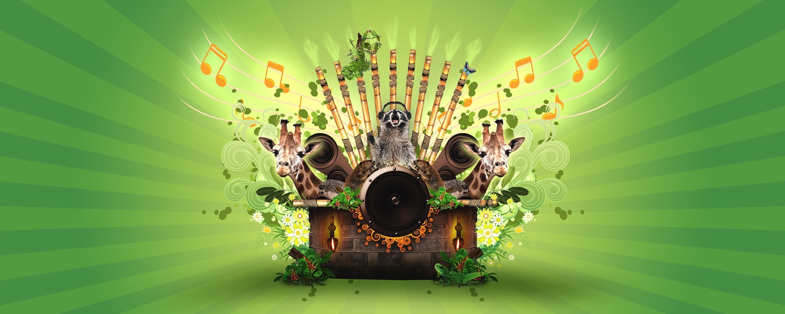 Музыка джунглей обои