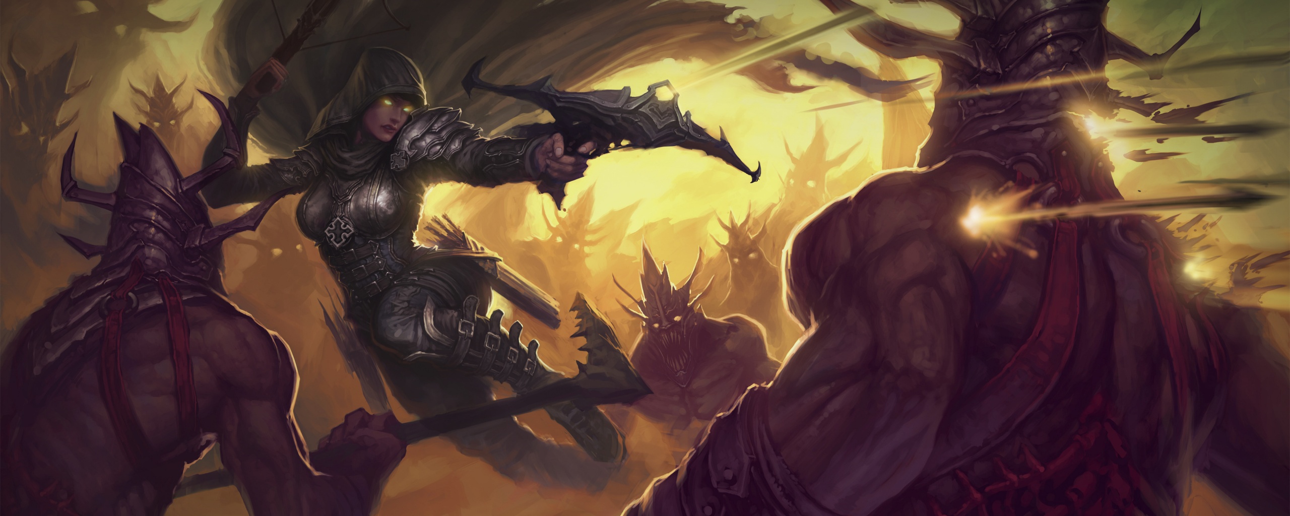 Охотник на демонов из Diablo 3 обои