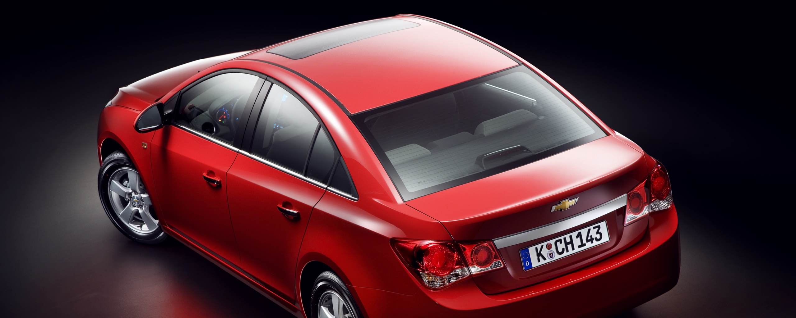 Шевроле Cruze красного цвета обои