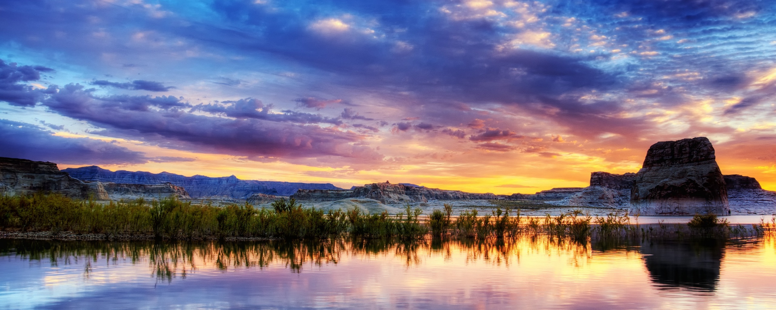 Горное озеро обои