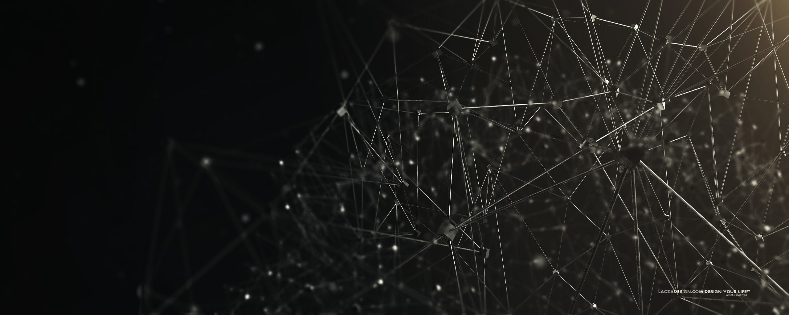 Технологичная паутина обои